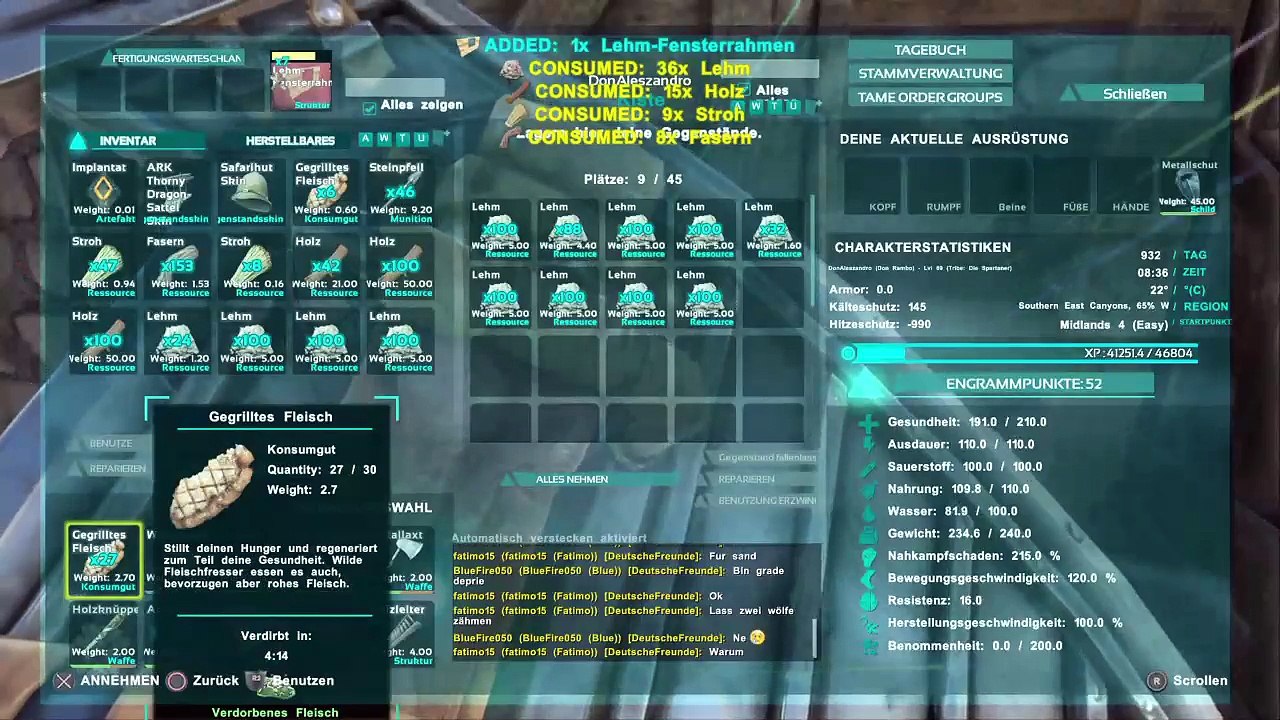 DonAleszandro ARK Survival Evolved : ««-Don Rambo beim Aufbau eines Imperiums-»» (849)