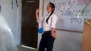 Indian girl dance in college(360p)