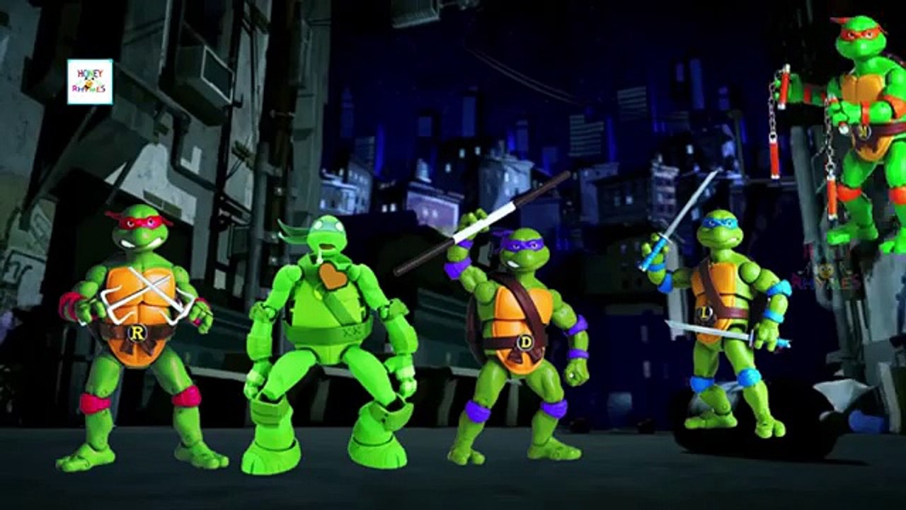 Ninja Turtles Cartoon Finger Family Nursery Rhymes | Ninja Turtles Finger Family Songs for Children