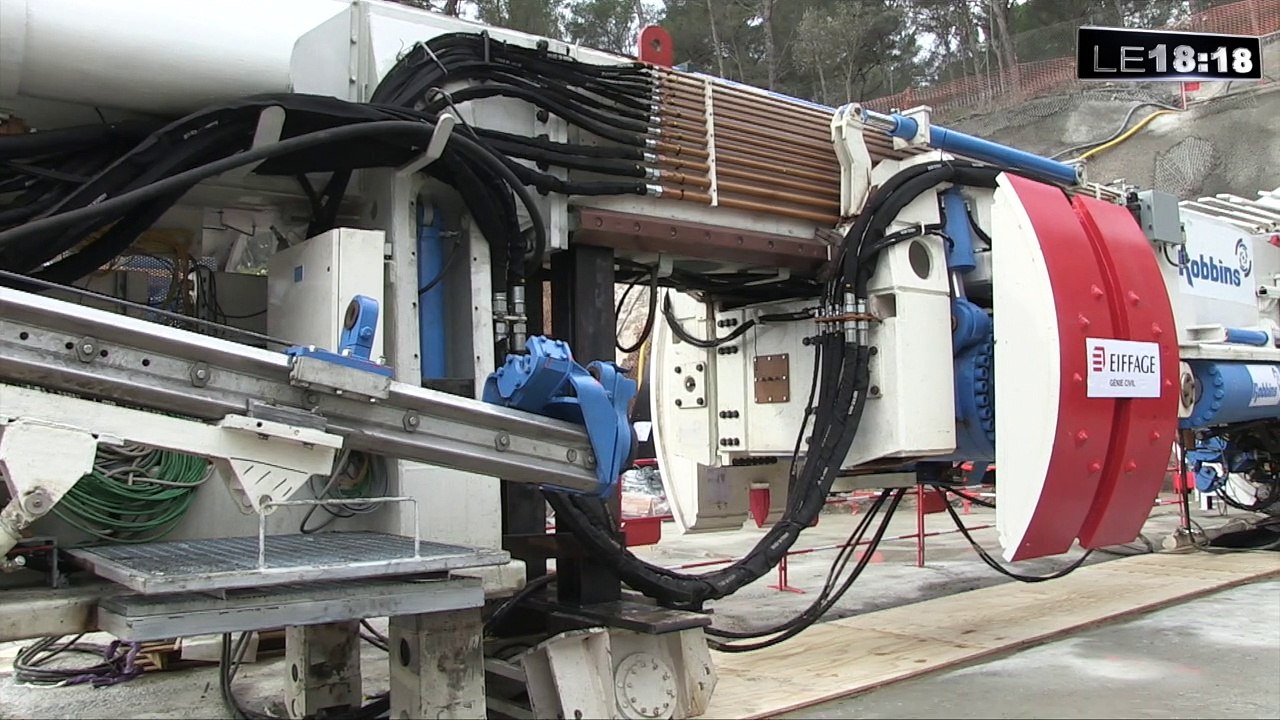 Une machine sur-mesure pour creuser un tunnel entre La Ciotat et Cassis