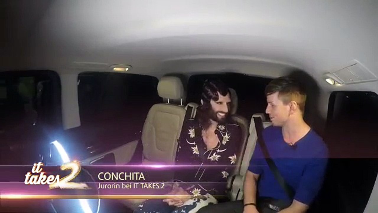 Conchita Wurst interview, It takes 2, backstage