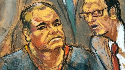 Mexico drug lord 'El Chapo' appears in a NY courtroom.