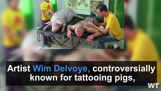 Man Sells His Tattooed Skin To An Art Dealer Who Will Skin Him When He Dies