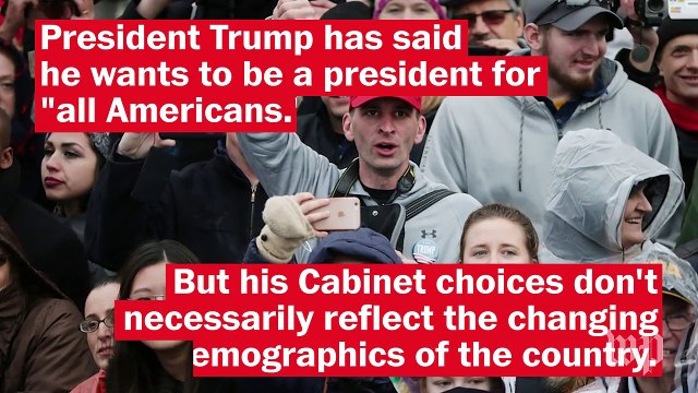 How Trump’s Cabinet diversity compares to past administrations