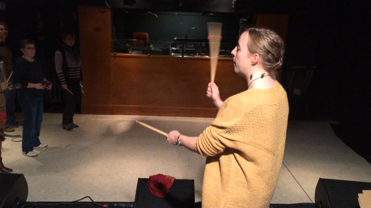 Préparation d'une batucada dans l'Orne