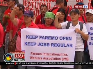 SONA: Mga kontra sa contractualization, nag-protesta sa tanggapan ng DOLE
