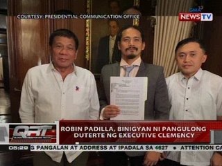 Robin Padilla, binigyan ng Pangulong Duterte ng executive clemency