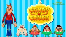 Candy Crush Cartoon ABC Alphabets Learn English Alphabets | ABC for Kids Phonics Rhyme