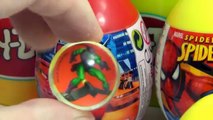 Spider Man Surprise eggs, new Spiderman surprise eggs unboxing, Человек Паук и Тачки 2