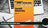 PDF [DOWNLOAD] College Prowler: Cornell University (Collegeprowler Guidebooks) Hem Wadhar BOOK