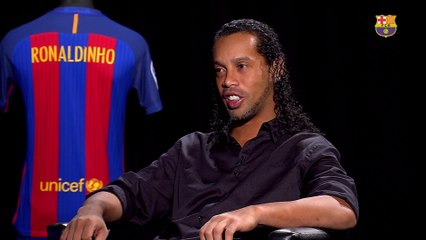 Ronaldinho: “It will be emotional to put the FC Barcelona shirt back on”