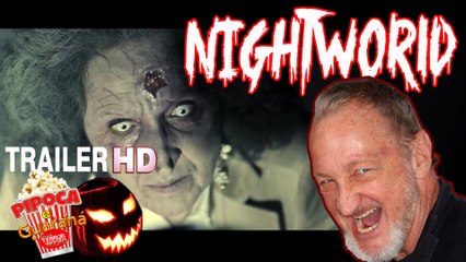 Horror movie NIGHTWORLD 2017 trailer Robert Englund filme de terror