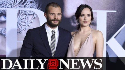 Dakota Johnson Says 'Shots Of Whiskey' Helped With Sex Scenes For 'Fifty Shades Darker'
