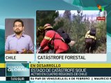 Condiciones climáticas en Chile favorables para extinguir incendios