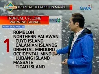 UH: Weather update as of 4:59 a.m. (Nov. 25, 2016)