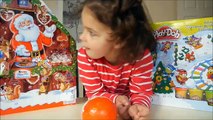 Christmas edition MLP Maxi Kinder egg, Play Doh and Kinder Surprise Advent Calendar Day 7