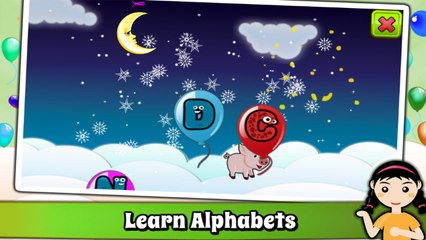 Balloon Pop Kids Learning Android Gameplay#1 Learn Alphabets