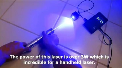 Önüne geleni yakan yıkan ölümcül lazer!