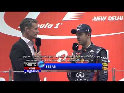 NET24 - Sebastian Vettel Juara Dunia di Formula 1 India