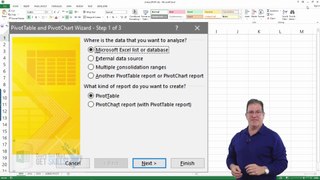 Build A Mini-Dashboard Using The PivotTable Wizard The What Wizard PivotTable