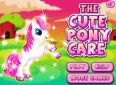 Симпатичные игры Пони Пони уход Купание для детей Видео игры для детей