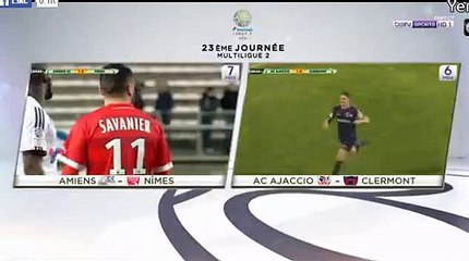 Ajaccio 1-1 Clermont Foot 03-02-2017