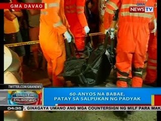 BP: 60-anyos na babae, patay sa salpukan ng padyak