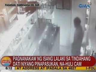 UB: Pagnanakaw ng isang lalaki sa tindahang dati niyang pinapasukan, na-hulicam
