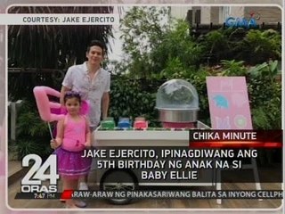 24 Oras: Jake Ejercito, ipinagdiwang ang 5th birthday ng anak na si Baby Ellie