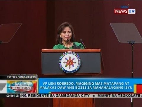 VP Leni Robredo, magiging mas matapang at malakas daw ang boses sa mahahalagang isyu