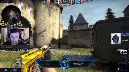 CS:GO - FROZEN INHUMAN 1v4 CLUTCH!