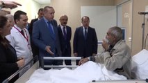 Cumhurbaşkanı Erdoğan, Mersin Şehir Hastanesi'nde Tedavi Gören Hastaları Ziyaret Etti