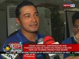 Cesar Montano, dinepensahan ang pagkakatalaga sa kanya bilang hepe ng Tourism Promotions Board