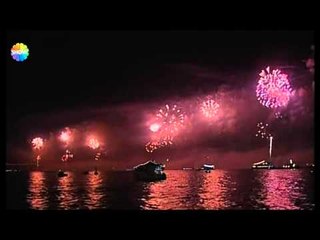 İstanbul'u havai fişekler aydınlattı