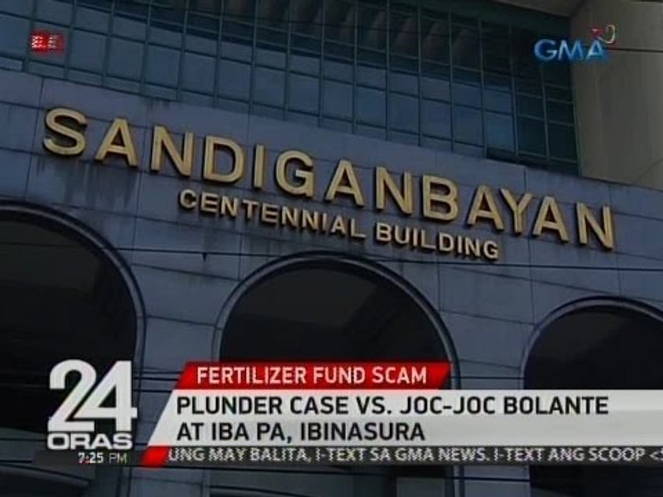 24 Oras: Plunder case vs. Joc-joc Bolante at iba pa, ibinasura