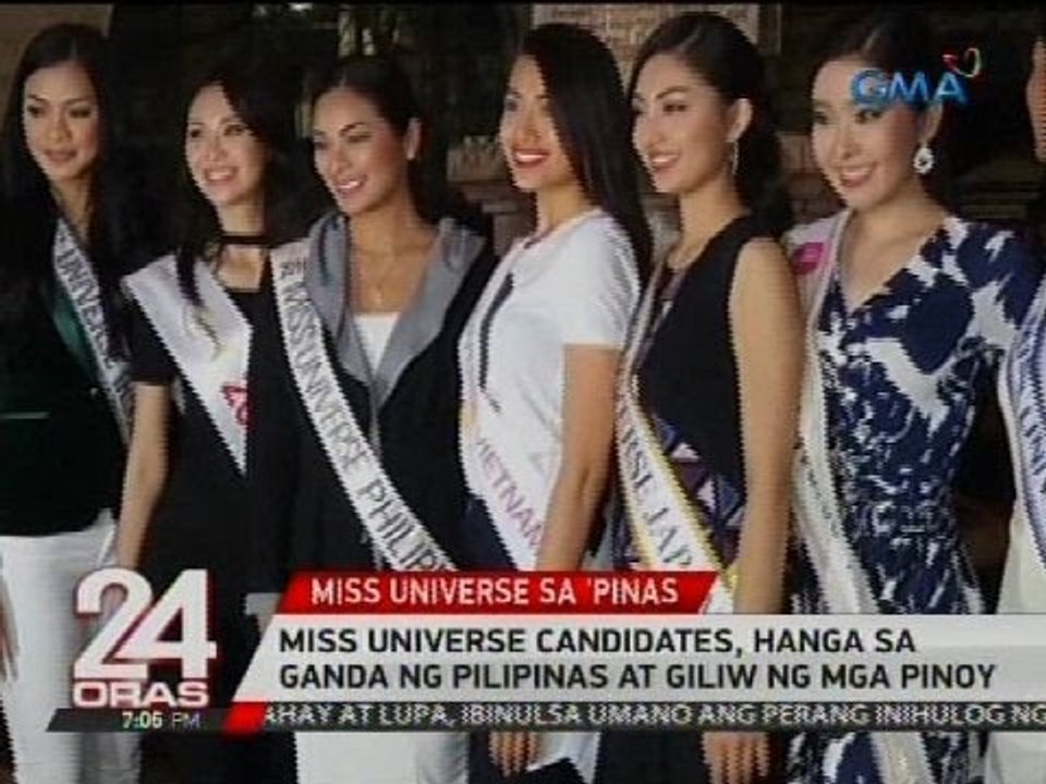 Miss Universe candidates, hanga sa ganda ng Pilipinas at giliw ng mga Pinoy