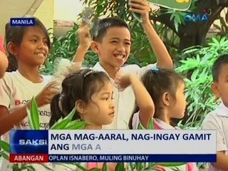 Download Video: Saksi: Mga mag-aaral, nag-ingay gamit ang mga alternatibo sa paputok