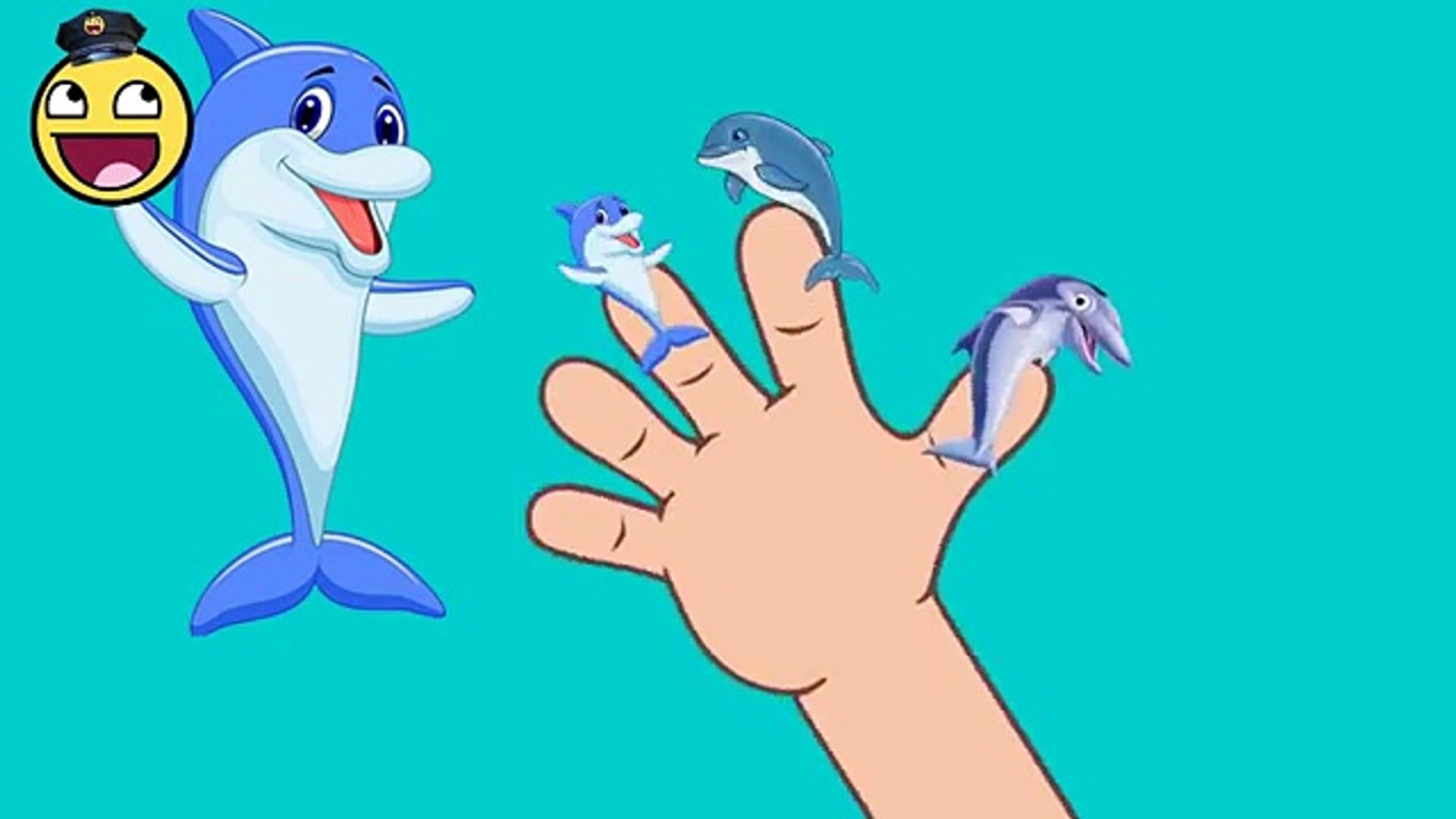⁣English Songs | Crazy Finger Family Dolphin | Kids Songs Collection