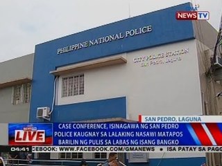 Case conference, isinagawa ng Police kaugnay sa lalaking nasawi nang barilin ng pulis