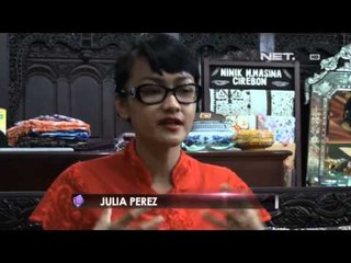 Entertainment News-Batik jadi Gaun pengantin JUPE