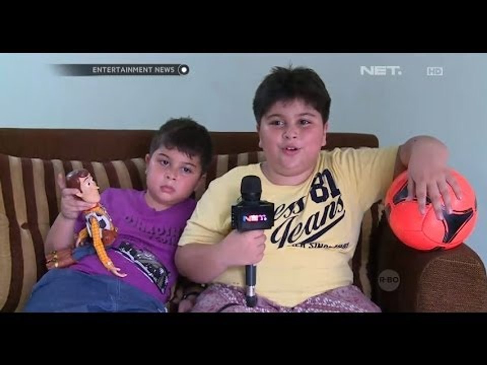 Entertainment News - Kegiatan Baim cilik dan Abay sepulang sekolah