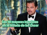 10 Mayores injusticias en la historia de los Óscar