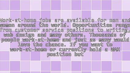 Spotting Fake Work-At-Home Opportunities