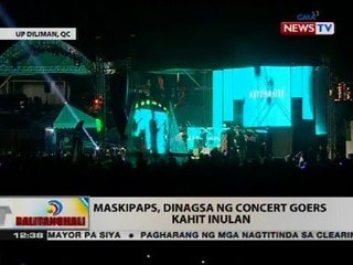 BT: Maskipaps, dinagsa ng concert goers kahit inulan