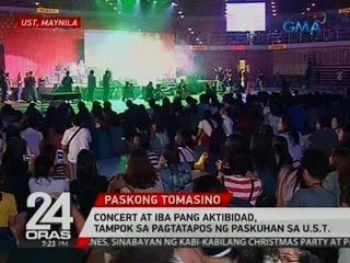 Concert at iba pang aktibidad, tampok sa pagtatapos ng paskuhan sa U.S.T.