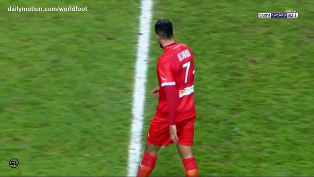 Goal Rachid Alioui - Amiens 0 - 1 Nimes - 03.02.2017