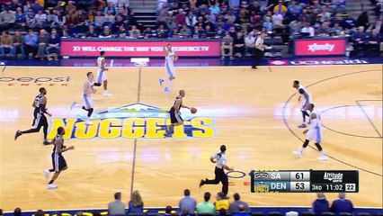 Tony Parker Spins And Lays It In | Spurs vs Nuggets | January 5, 2017 | 2016 17 NBA Season