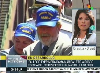 Brasil: fallece exprimera dama Marisa Leticia Rocco