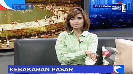 Hampir 100 Lapak dan Kios di Pasar Tradisional Gresik Terbakar