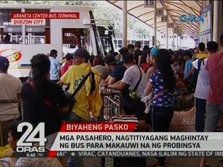 Mga pasahero, nagtitiyagang maghintay ng bus para makauwi na ng probinsya